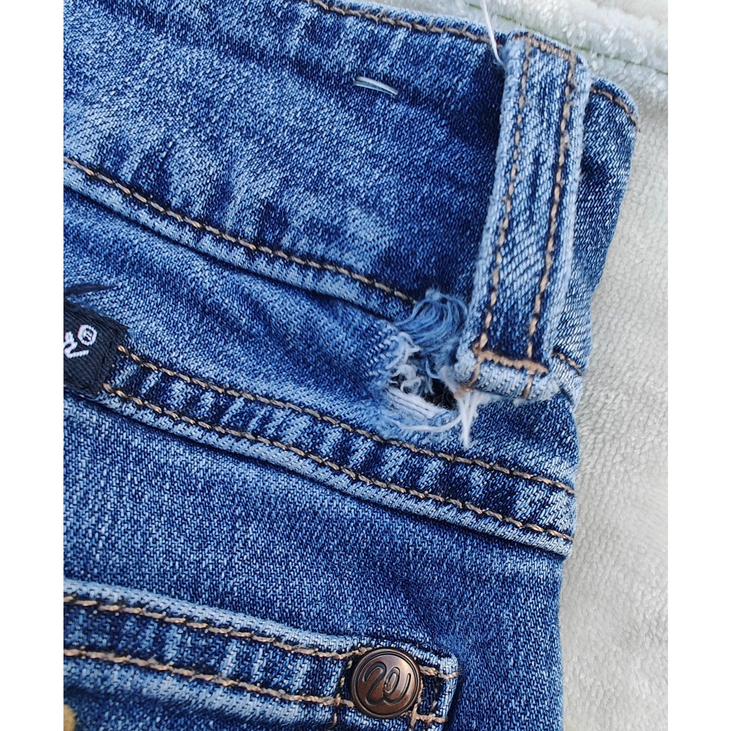 Wrangler Bootcut Jeans Women’s 11 x 32 Medium Wash Stretch Denim