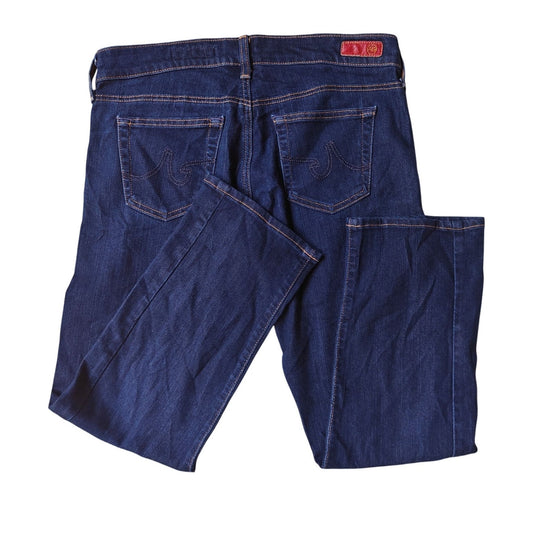 AG Adriano Goldschmied Women’s 28R Tomboy Crop Jeans Dark Wash