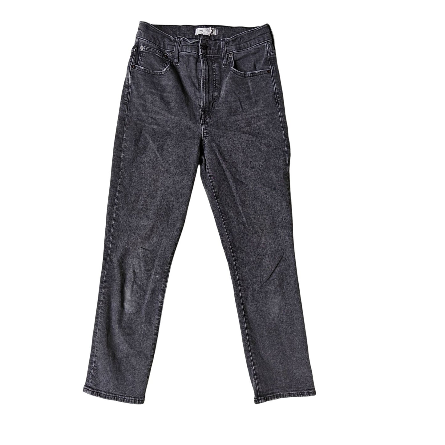 Madewell The Perfect Vintage Crop Jean – Size 27 High-Rise Ankle, Washed Black
