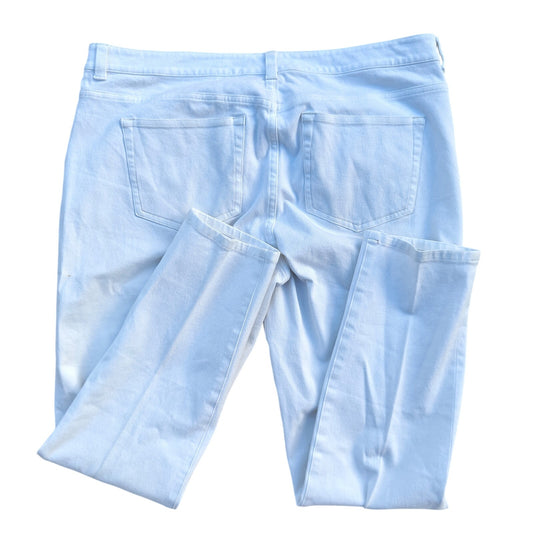 Lauren Ralph Lauren White Skinny Jeans Women’s Size 12 Stretch Denim