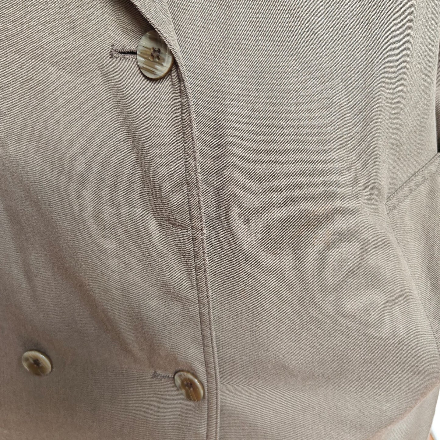 Vintage London Fog Trench Coat Women’s 14 Petite Long Belted Lined USA Made
