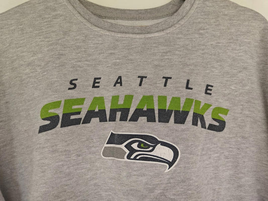 Seattle Seahawks Heather Gray Sweatshirt - Size XXL