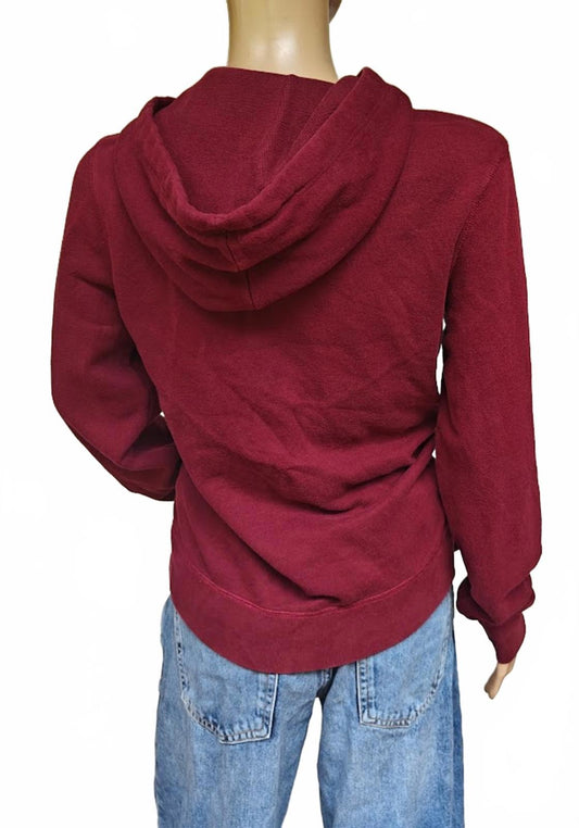 Aeropostale Maroon Zip Up Hoodie Women’s Size L