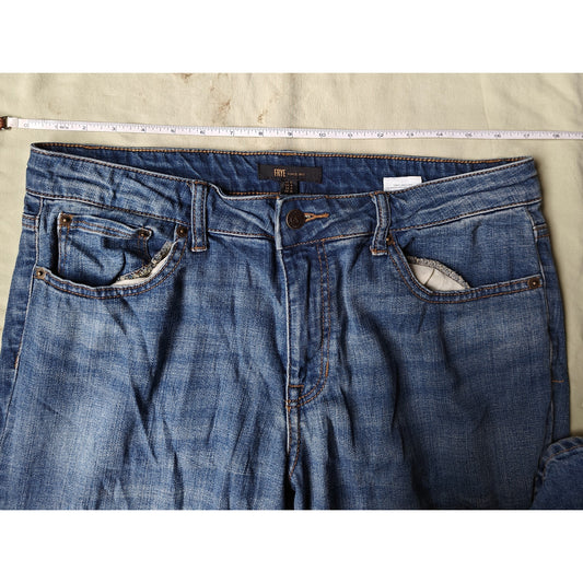 Frye Women’s Straight Leg Jeans Blue Size 8/29 New With Tags Classic Denim