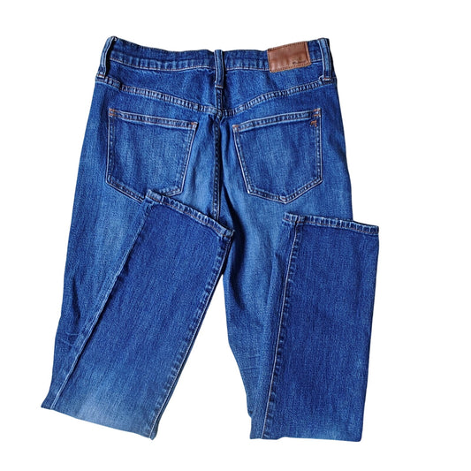 Madewell High Rise Slim Boyjean Women’s Jeans S 27 Blue Medium Wash Denim