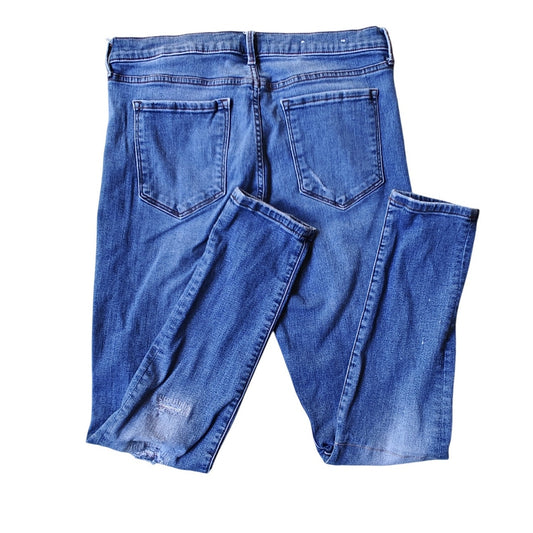 Banana Republic Skinny Jeans Women’s 31 | Distressed Medium Wash Stretch