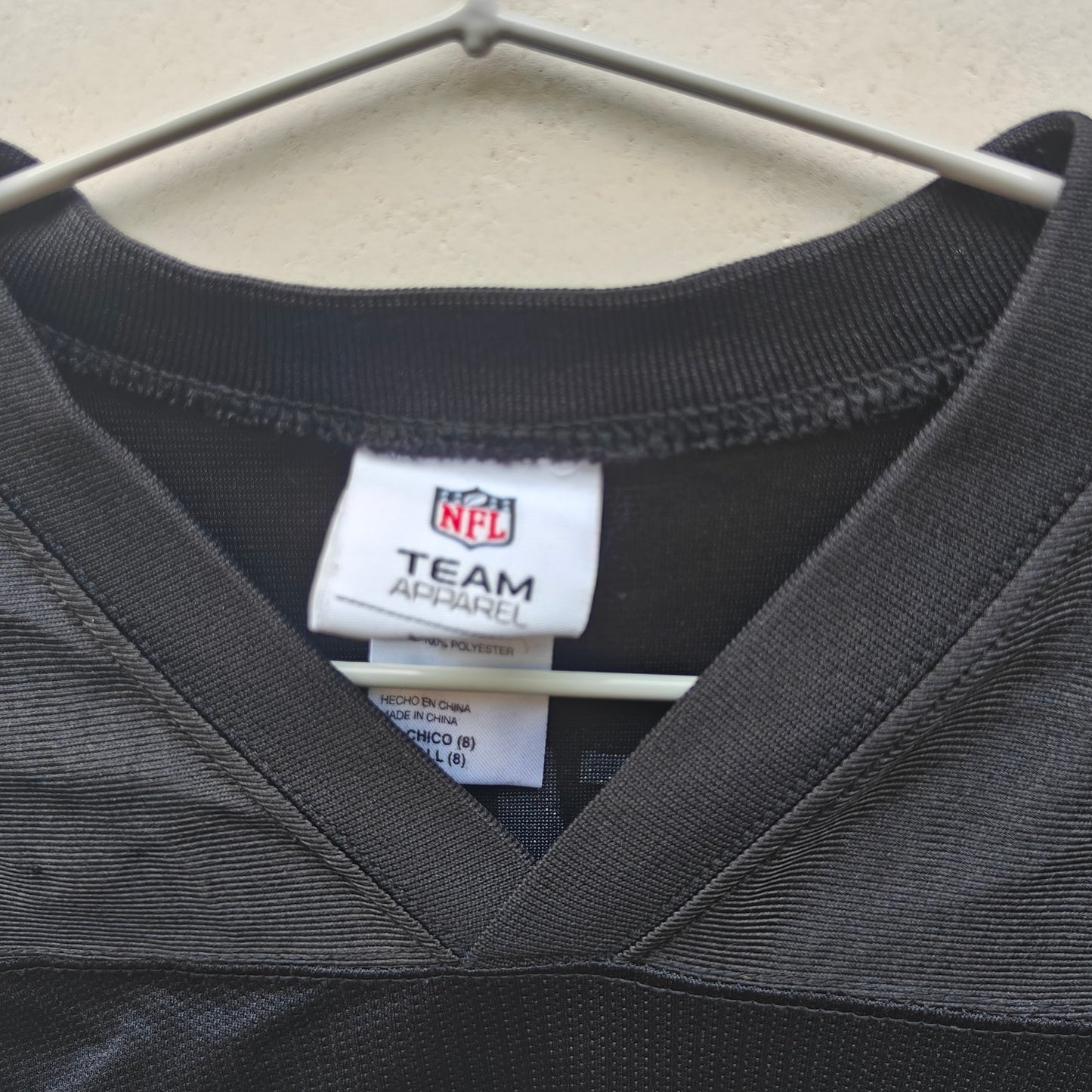 Kids Raiders Jersey NFL Team Apparel #20 McFadden Black Youth L (8) V-Neck Mesh