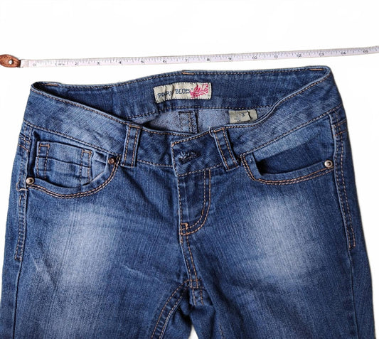 Paris Blues Low-Rise, Boot Cut Jeans - Size 3