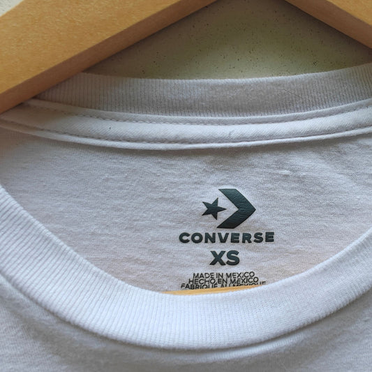 Converse Chuck Taylor All Star Logo Tee White XS Unisex Graphic T-Shirt