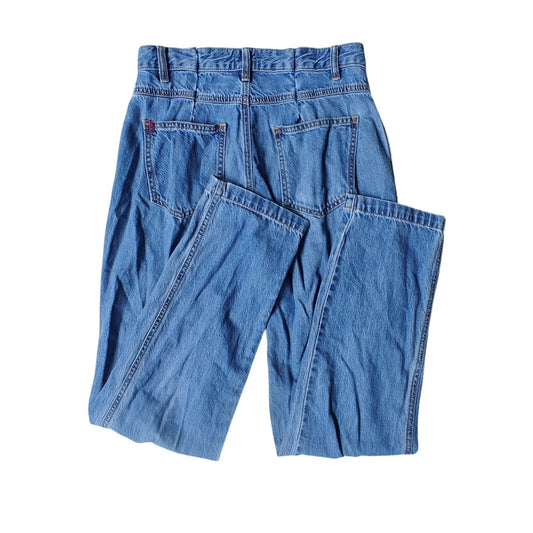 BDG High Rise Mom Jeans Blue Tapered Vintage 90s Style Size 28 Urban Outfitters