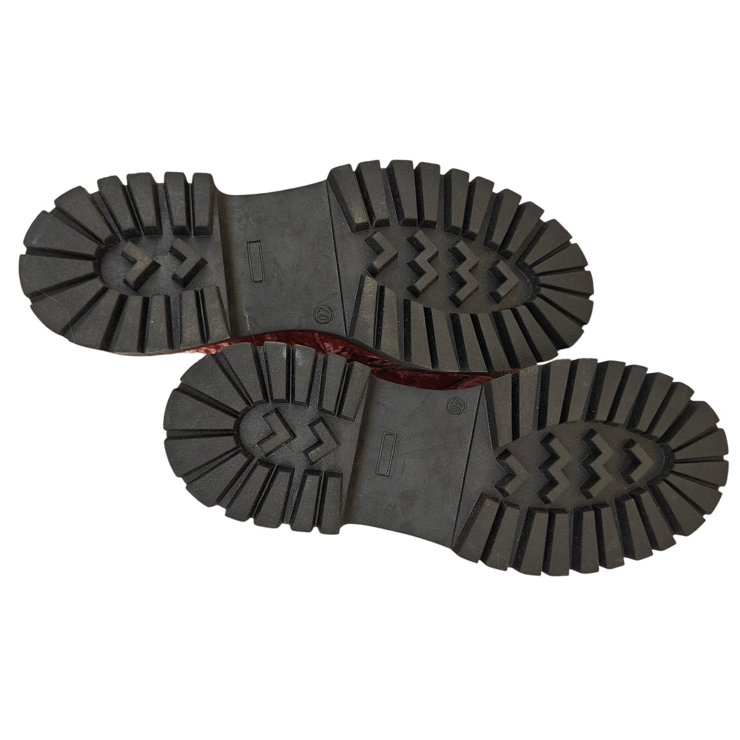 Free People Crushed Velvet Lace-Up Moccasins Pink EU 40 (US 9)