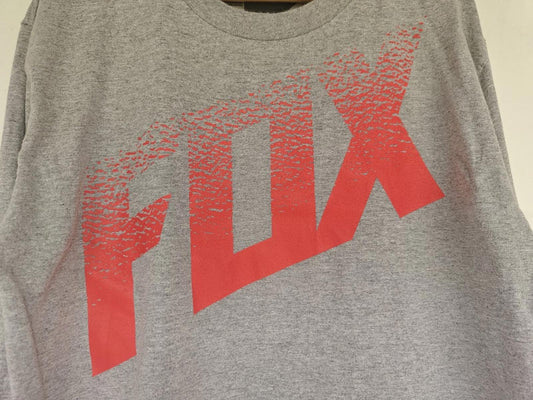 Fox Brand Heather Gray LS Tee - Size L
