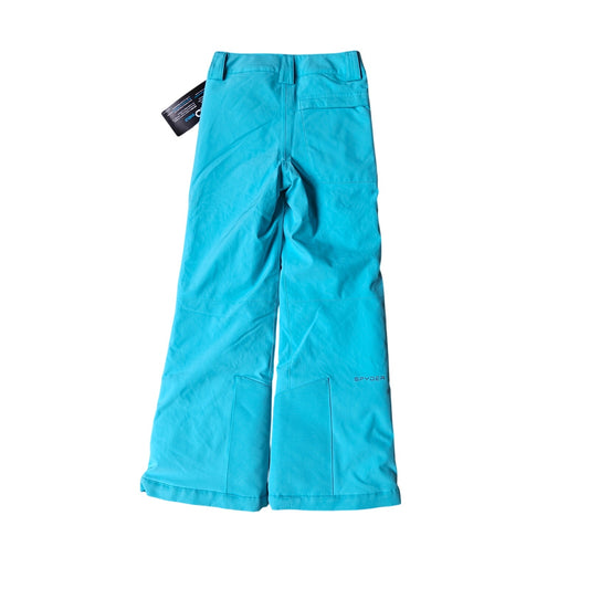 Spyder Youth XS Ski Snow Pants Aqua Blue NWT Insulated Waterproof