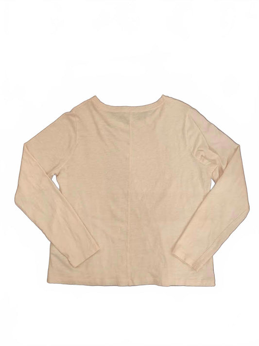 J.Crew LS Lightweight Pink Tee - Size L