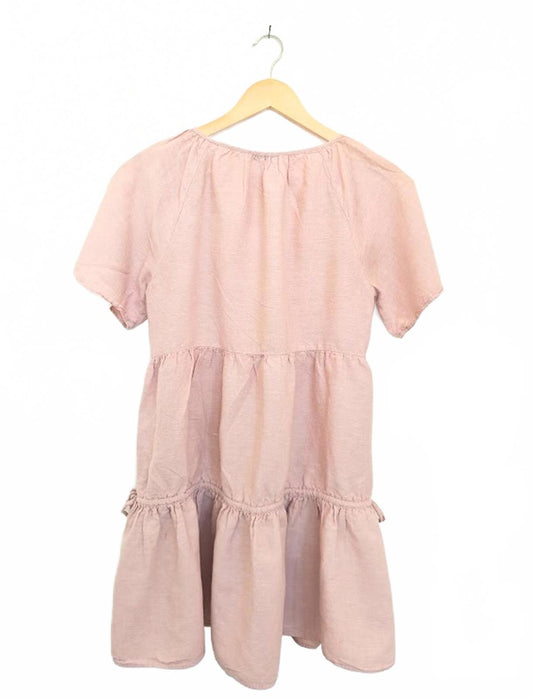 Light Pink Madewell Linen Lorelei Mini Dress