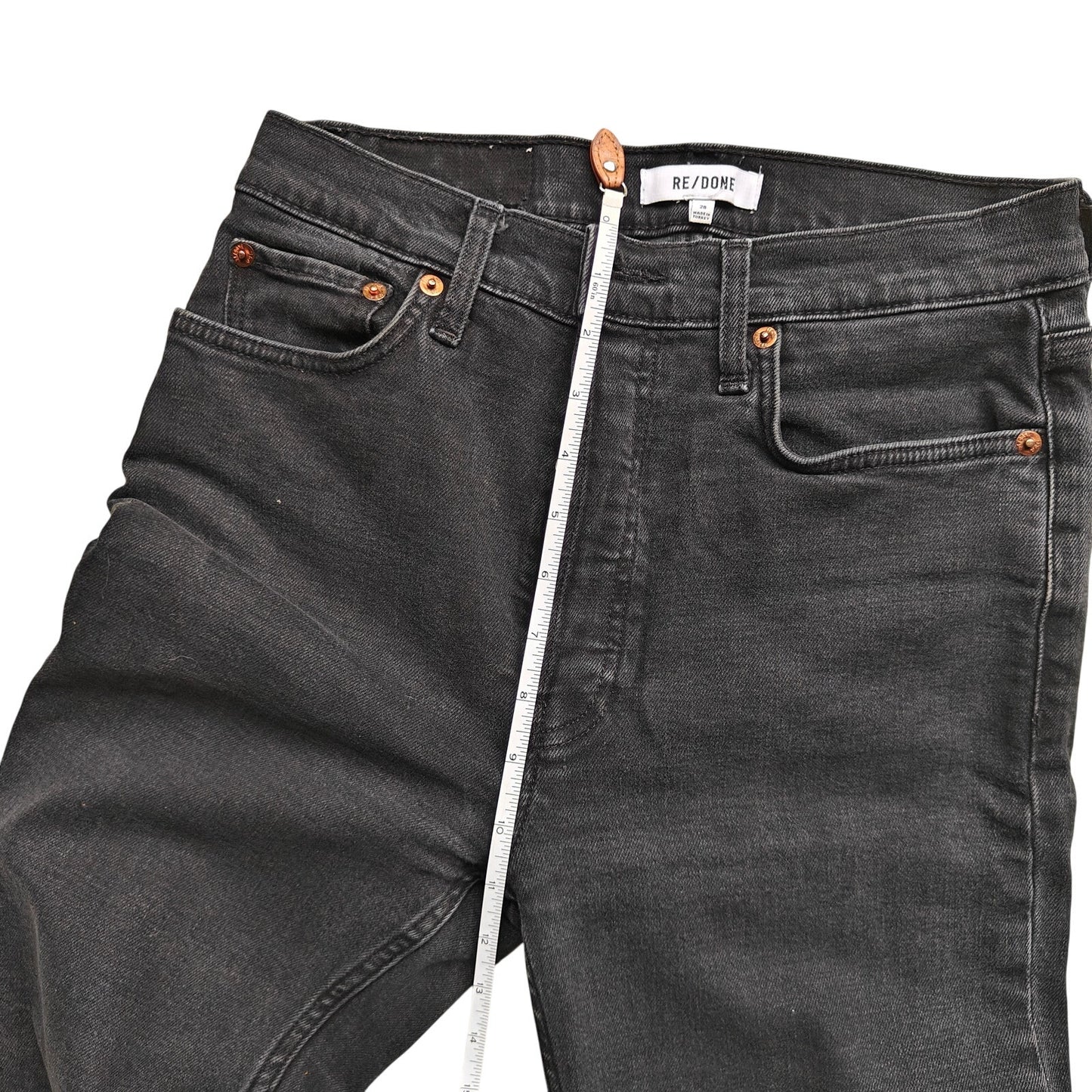 RE/DONE High-Rise Stove Pipe Jeans - Women’s 28