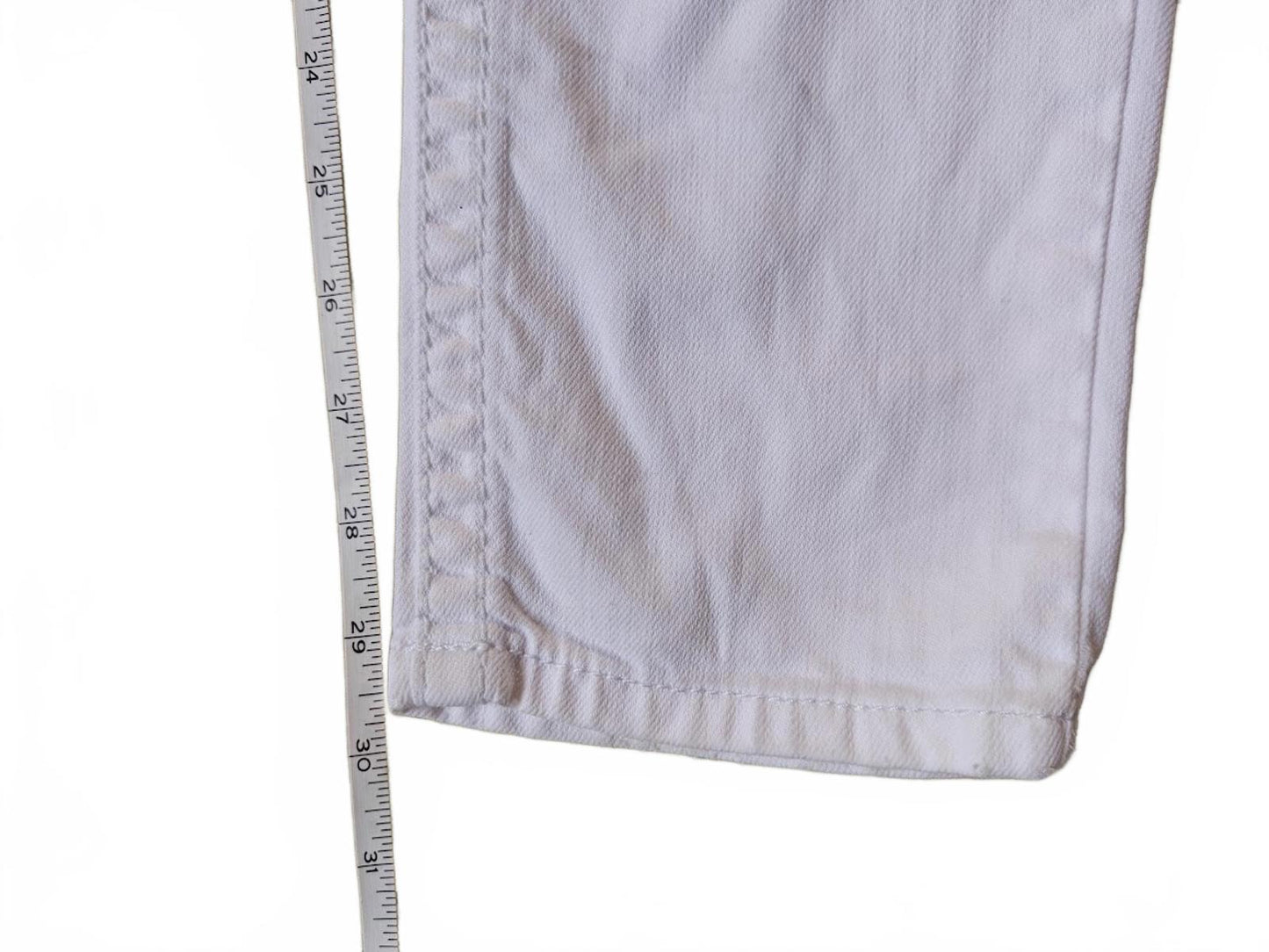 Silver Suki Skinny Jeans in White - Size 28/31