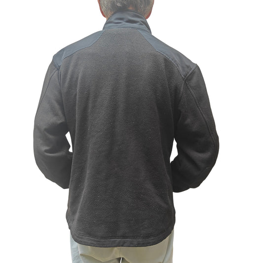 Eddie Bauer Men’s Black Full Zip Jacket Size L – Outdoor Casual Warm Layer