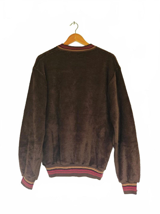 Vintage 70s/80s Heywood House Brown V-Neck Sweater XL