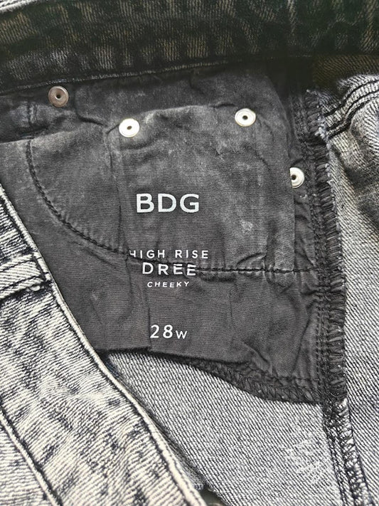 BDG High Rise Dreeky Cheeky Shorts - Size 28