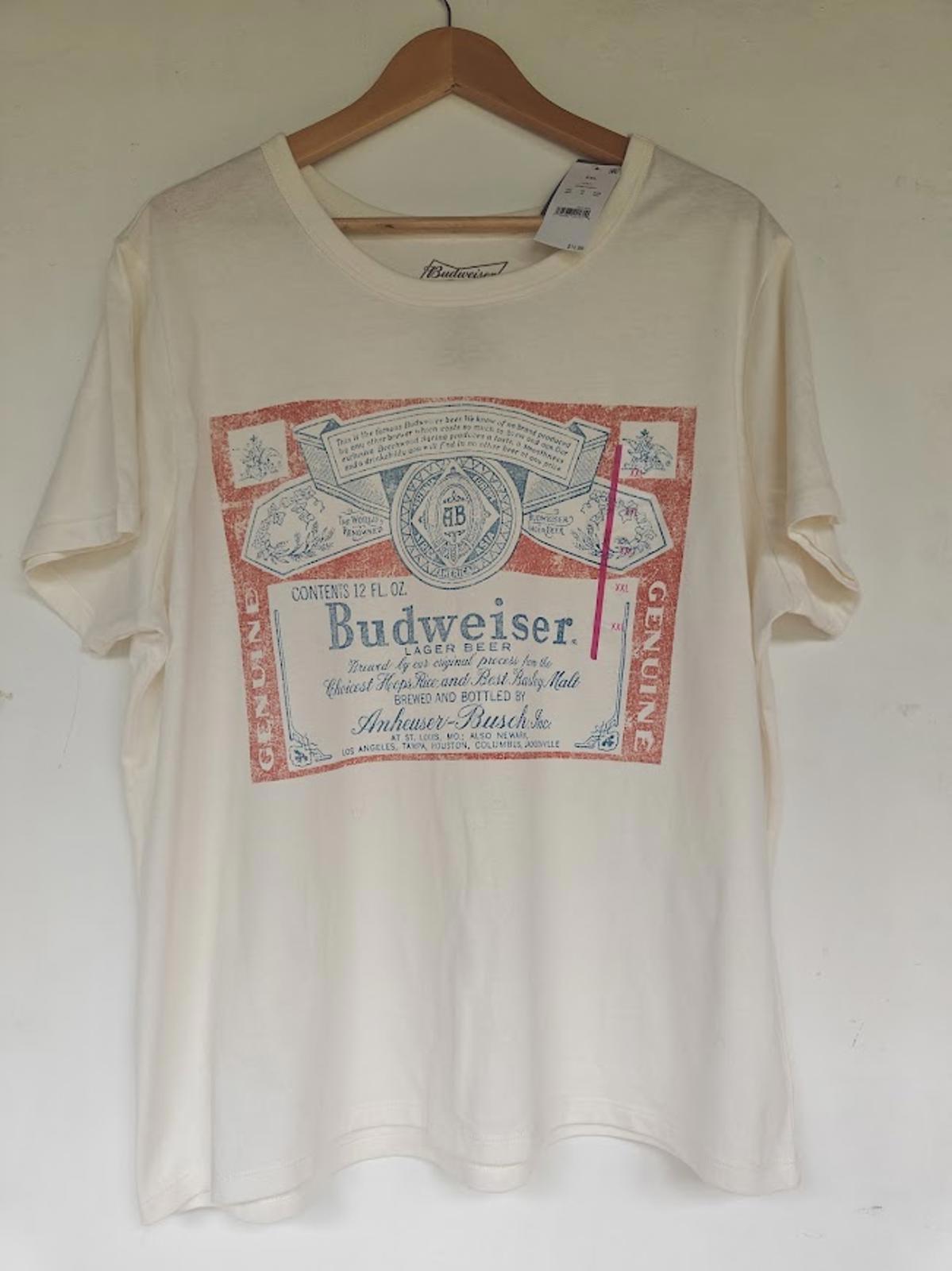 Budweiser Vintage Style T-Shirt - Size XXL