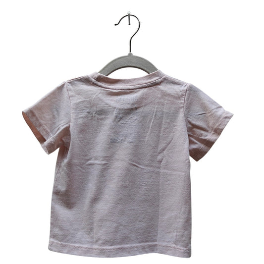 Nirvana Smiley baby tee 12M pink graphic band T-shirt, licensed rock