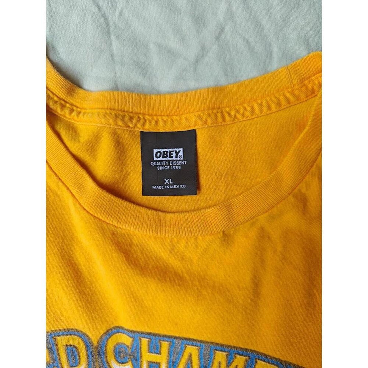 Obey Golden State Warriors Champs T-Shirt XL