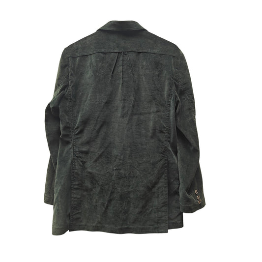 Vintage Lee Forest Green Corduroy Blazer 42R – Men’s Two-Button Wide-Notch Lapel Jacket, Lined
