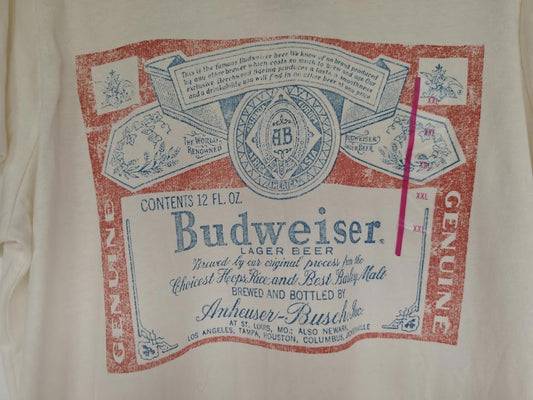 Budweiser Vintage Style T-Shirt - Size XXL