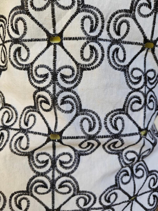 Adrianna Papell Linen Blend Sheath Dress - Size S