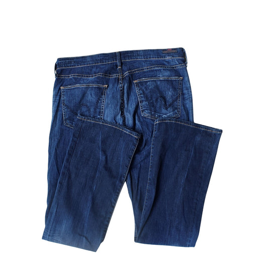 Citizens of Humanity Bootcut Jeans Size 32 Made in USA Blue Stretch Denim