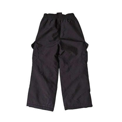 Gerry Kids Ski Snow Pants XS 5/6 Black Fleece Lined Waterproof