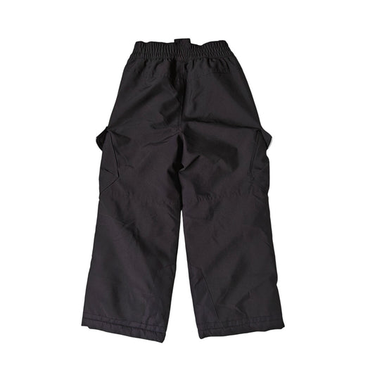Gerry Kids Ski Snow Pants XS 5/6 Black Fleece Lined Waterproof