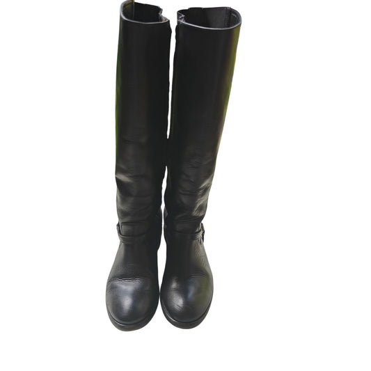 Ariat Black Leather Tall Riding Harness Boots Women’s Size 9 Equestrian Style
