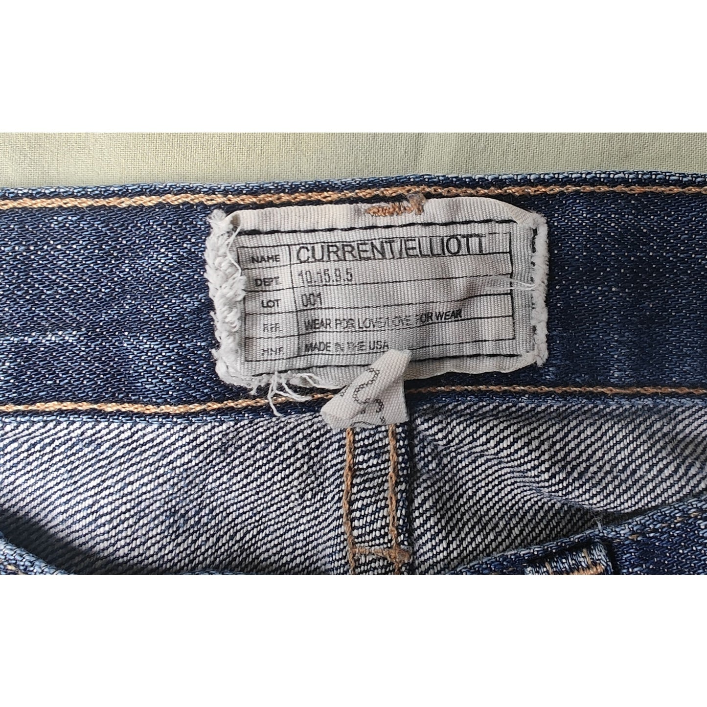 Current/Elliott Blue Skinny Jeans Women’s 29 Distressed Wash Classic Denim