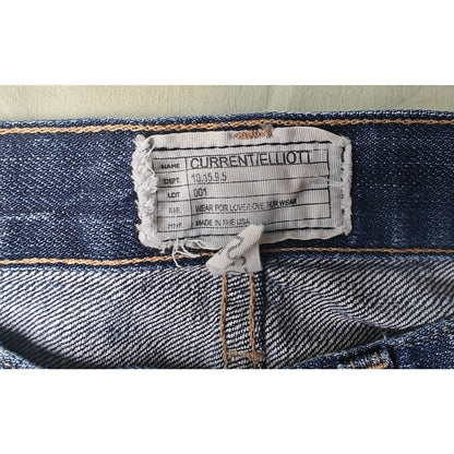 Current/Elliott Blue Skinny Jeans Women’s 29 Distressed Wash Classic Denim
