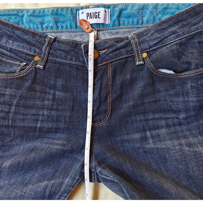 PAIGE Jimmy Jimmy Skinny Jeans Dark Wash Stretch Mid Rise