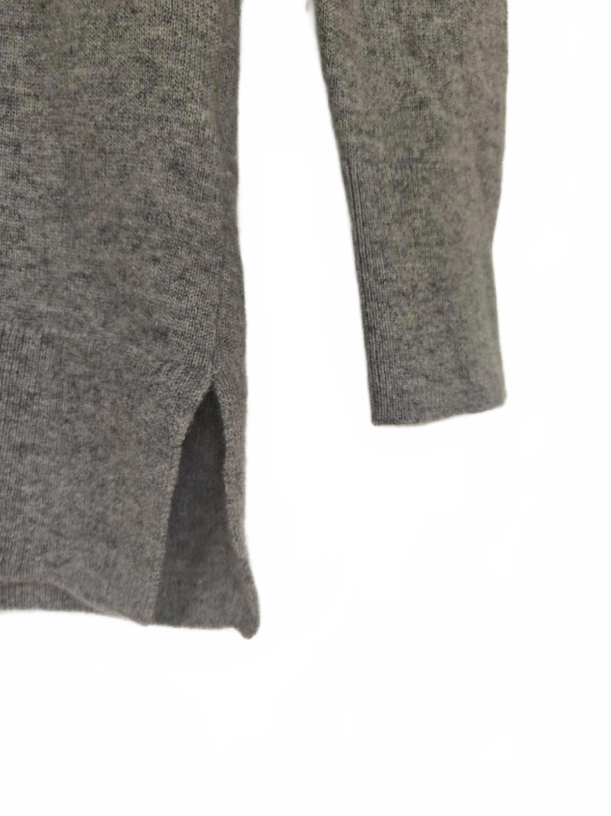 Gray Cashmere Turtleneck Sweater - Size XS