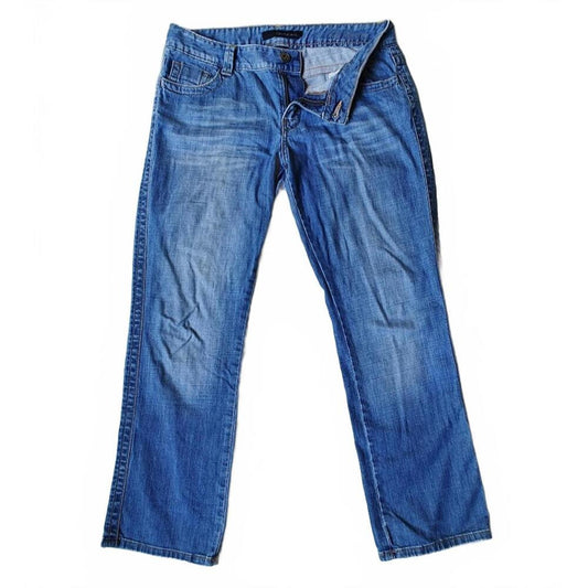 Calvin Klein Straight Leg Mid Rise Jeans - Size 10