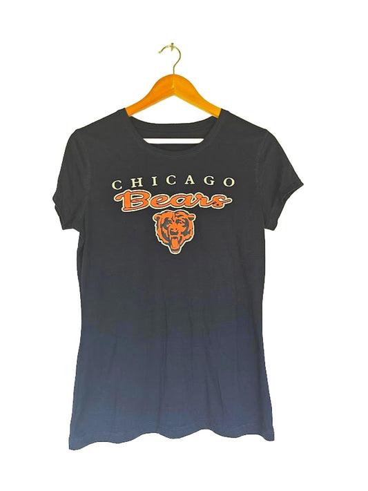Chicago Bears Women’s Fitted Logo T-Shirt Navy