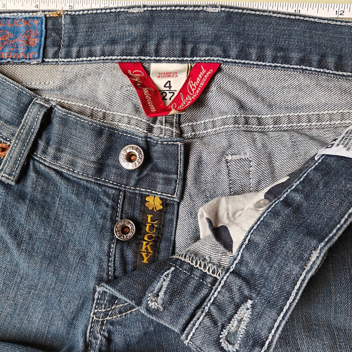 Lucky Brand Sweet Bootcut Jeans Women’s Size 4/27 Made in USA Classic Denim