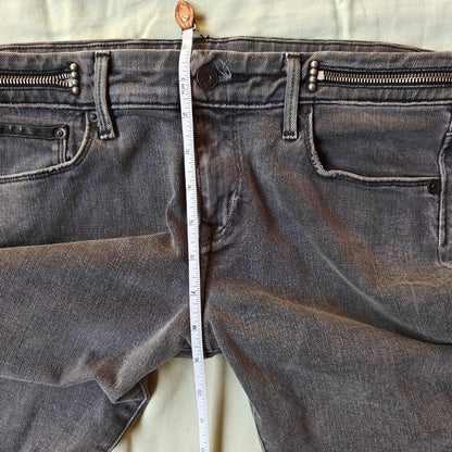 Levi’s EU Gray Moto Zip Jeans 31x34, Made in Turkey (2009)
