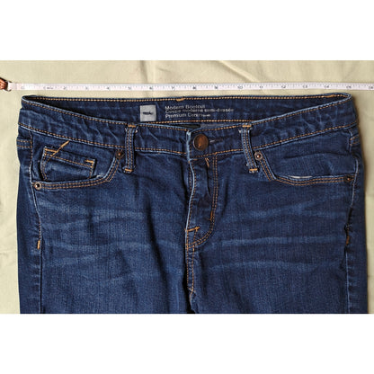 Mossimo Kids Modern Bootcut Jeans Blue Denim Size 4S Short Girls