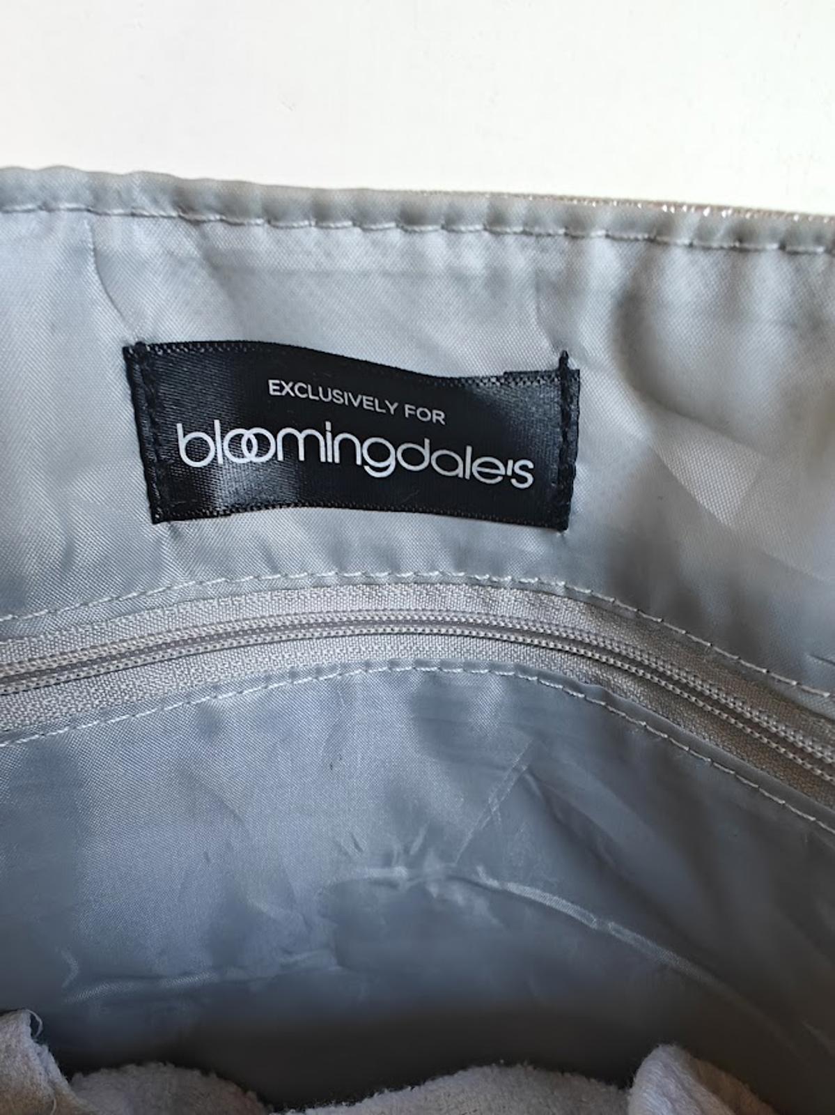 Bloomingdale's Silver Shoulder Bag