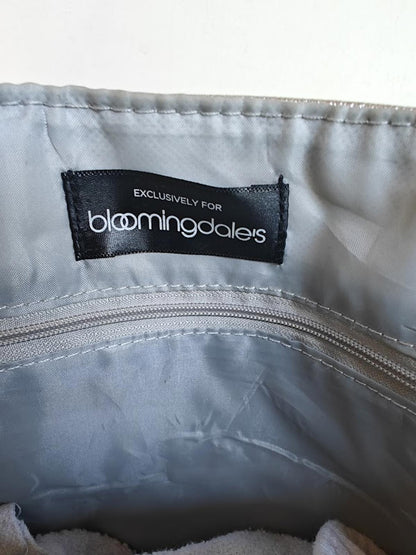 Bloomingdale's Silver Shoulder Bag