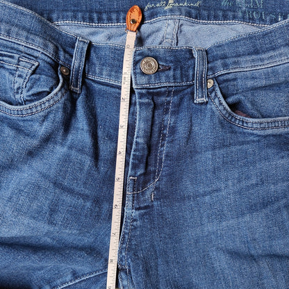 7 For All Mankind Slim Trouser Jeans Women’s Size 30 Dark Wash Denim