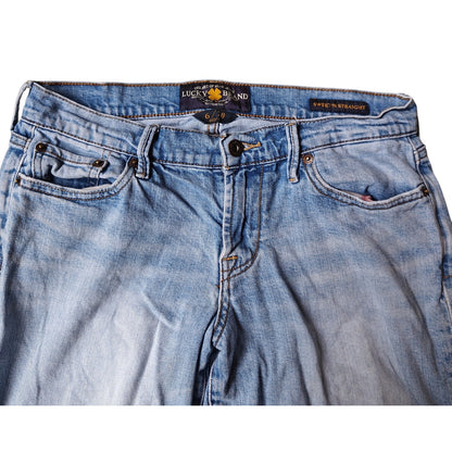 Lucky Brand Sweet N Straight Jeans Women’s 6/28 Blue Medium Wash