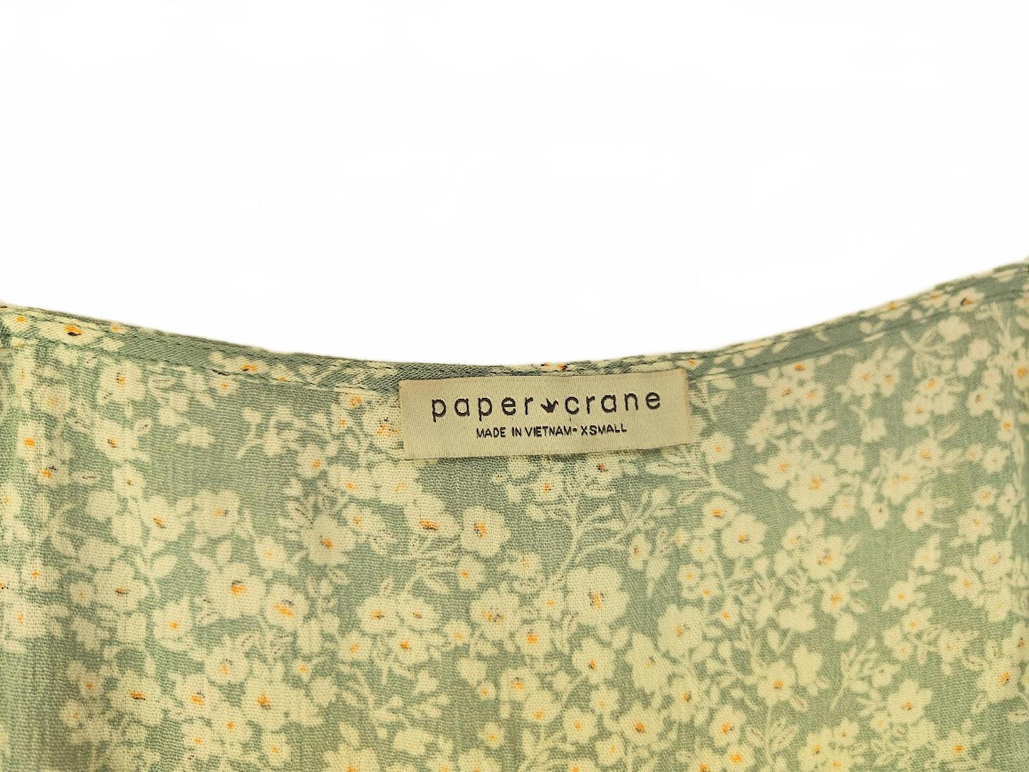 Paper Crane Floral Button Cami Tank Top Size XS