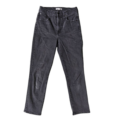 Madewell The Perfect Vintage Crop Jean – Size 27 High-Rise Ankle, Washed Black