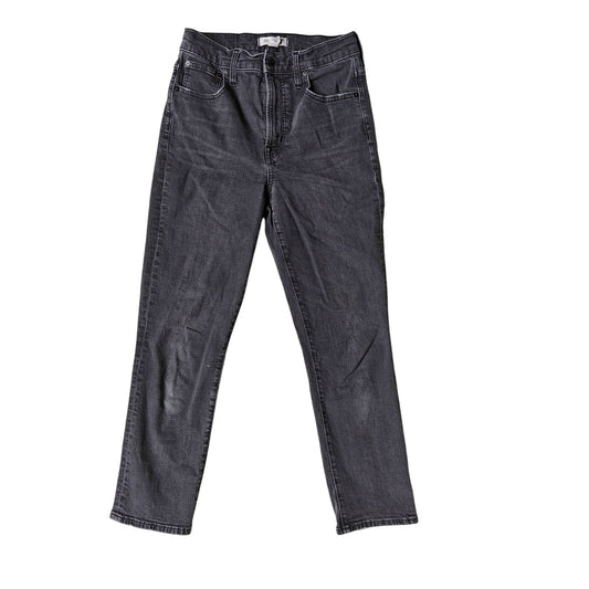 Madewell The Perfect Vintage Crop Jean – Size 27 High-Rise Ankle, Washed Black